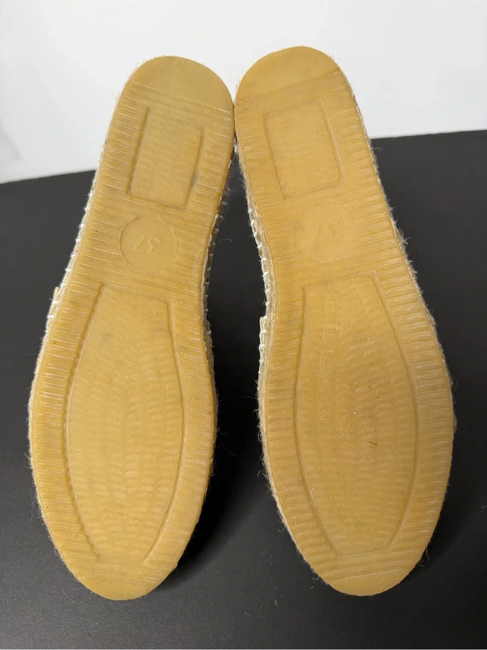 Aldo Metallic Silver Espadrille Slip-On Sneakers